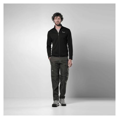 Polaire Homme Salewa Puez Waffle Hybrid Noir