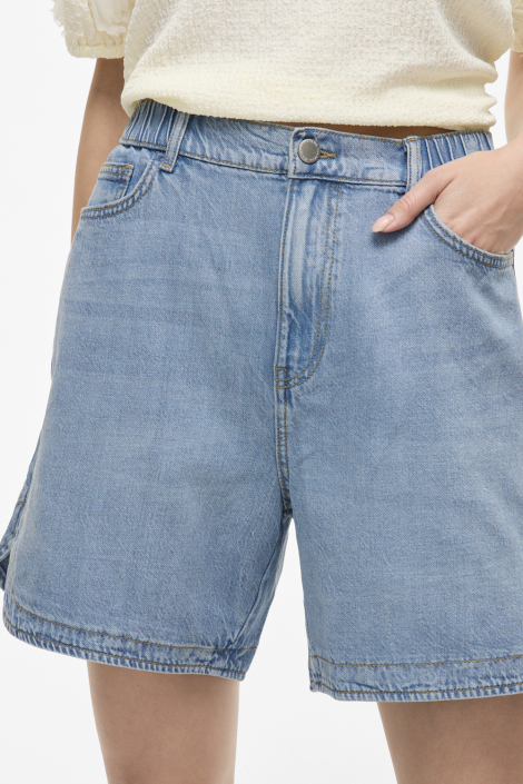 Vila blauwe dames korte broek
