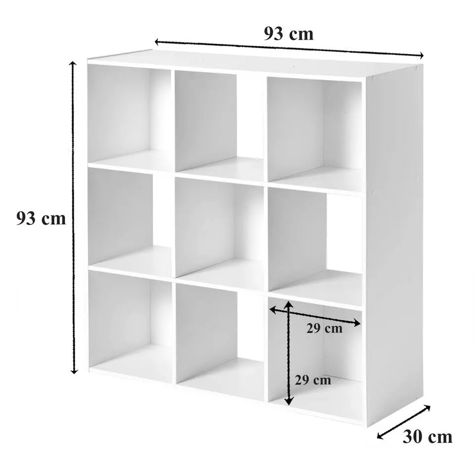 CALICOSY - Opbergrek - Wit - 92.5x92.5x29.5 cm