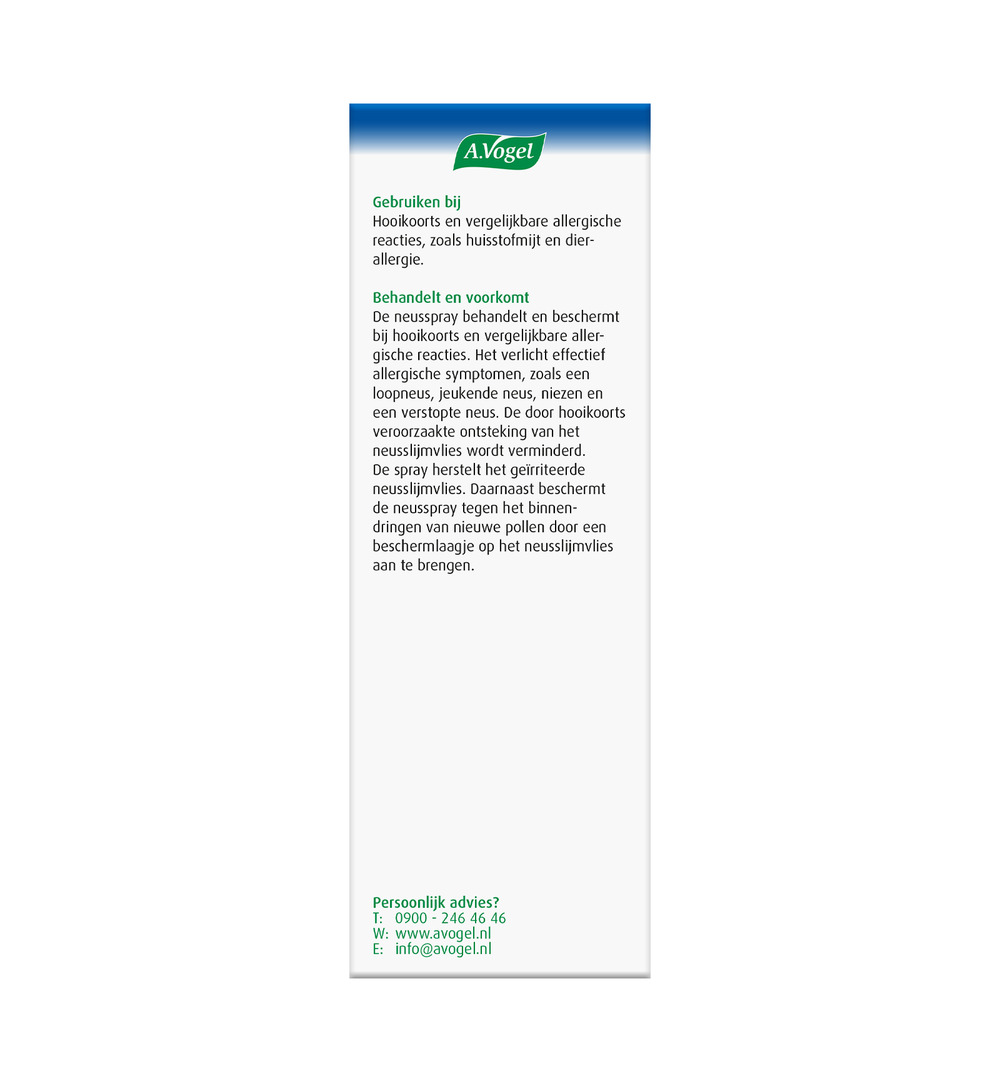 A.Vogel Pollinosan hooikoorts neusspray (20 ml)