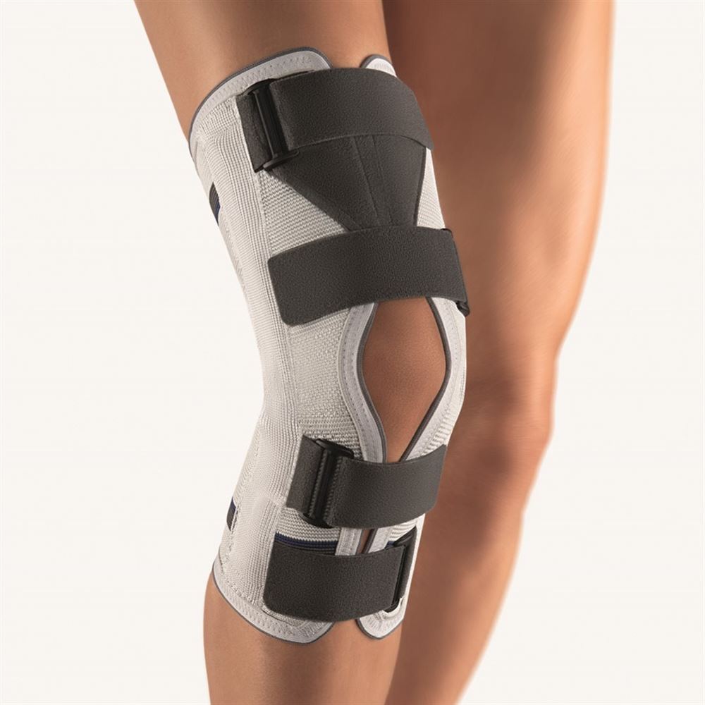 BORT Stabilo Kniebandage offene Form<br>1 Stück, Gr5 XXL, silber