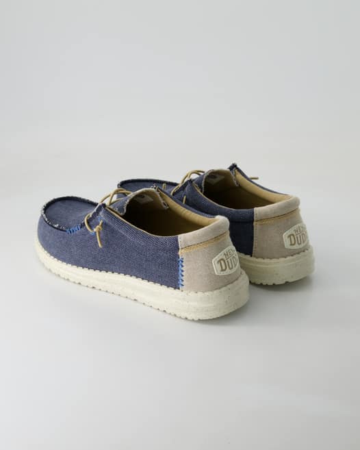 Hey Dude Wally Coastline Sneaker in Blau