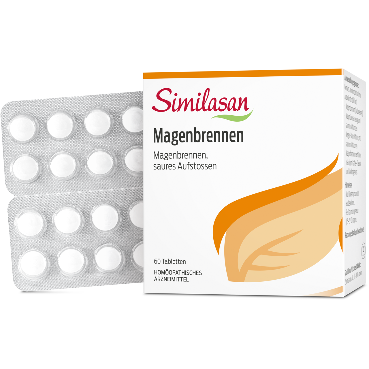 SIMILASAN Magenbrennen<br>60 Stück, Blister, Tablette