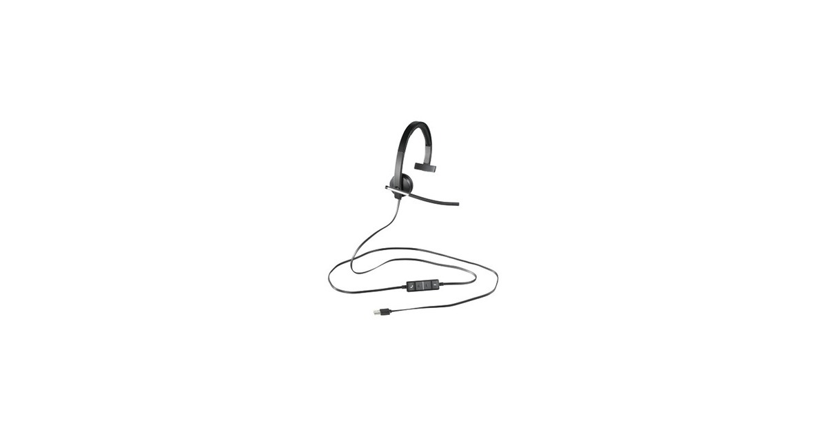 LogitechUSB Headset Mono H650e on-ear   (Zwart)