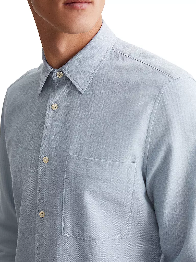 MARC O'POLO Hemd Regular Fit hellblau