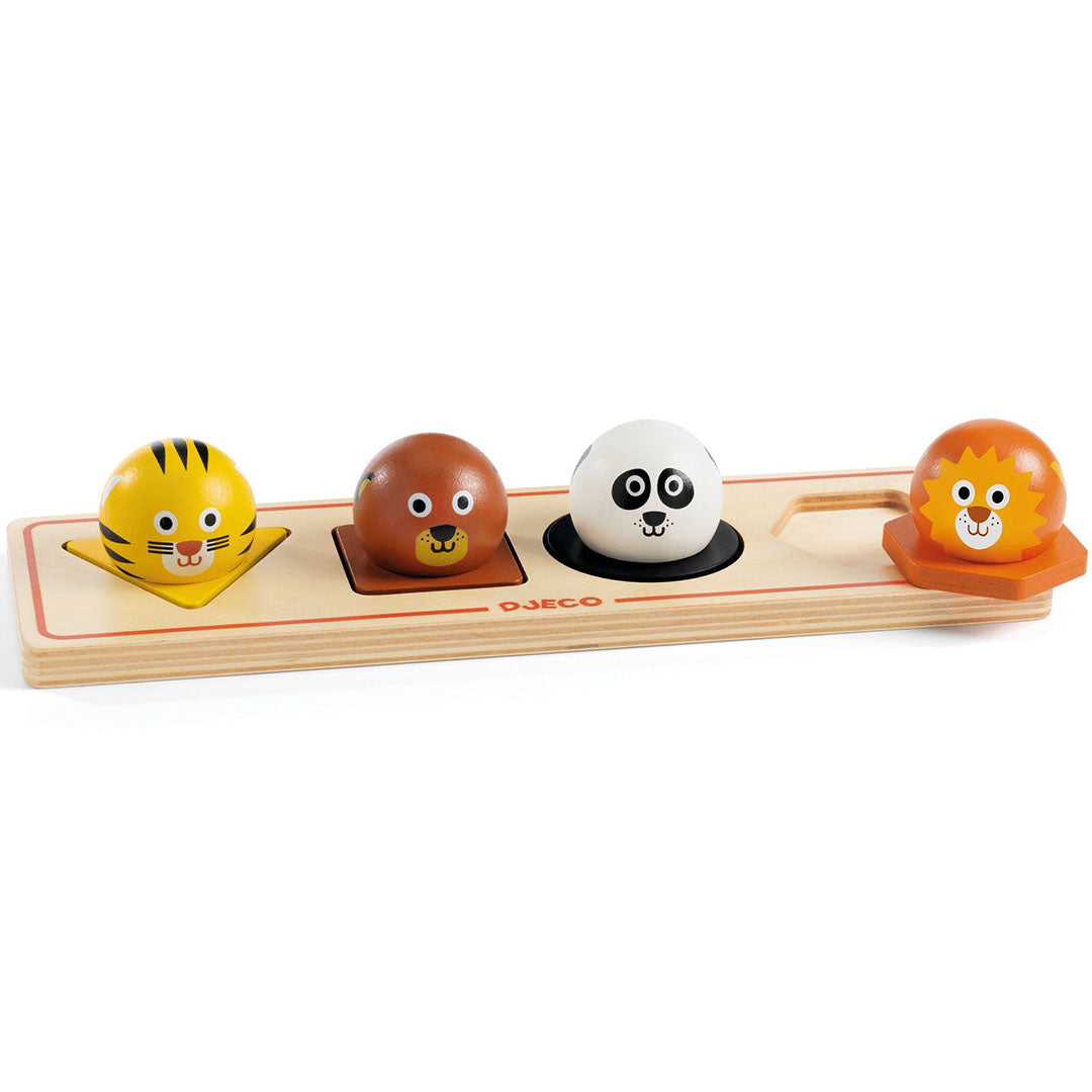 Djeco knoppuzzel ball'n'co - 4st