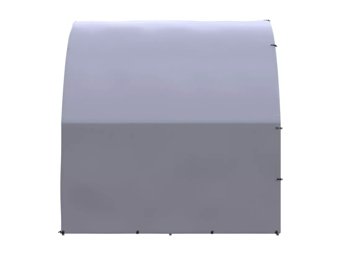 Poulailler d'extérieur 3x16x2 m Acier galvanisé