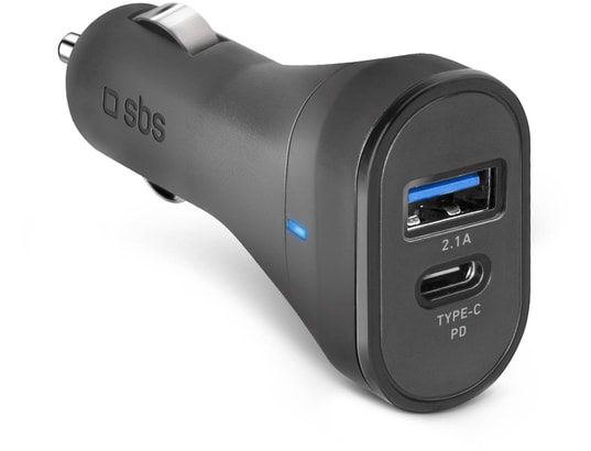 SBS - Chargeur allume cigare Type C - Usb 3.1A