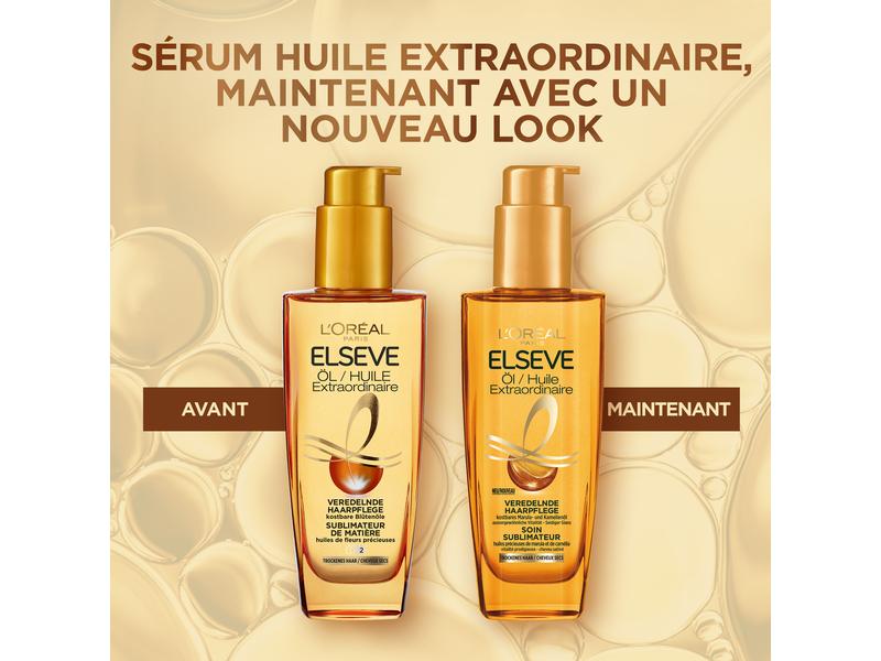 L'Oréal Elsève Haaröl Öl Extraordinaire kostbare Blütenöle Pflegendes Öl mit kostbaren Blütenölen für genährtes Haar