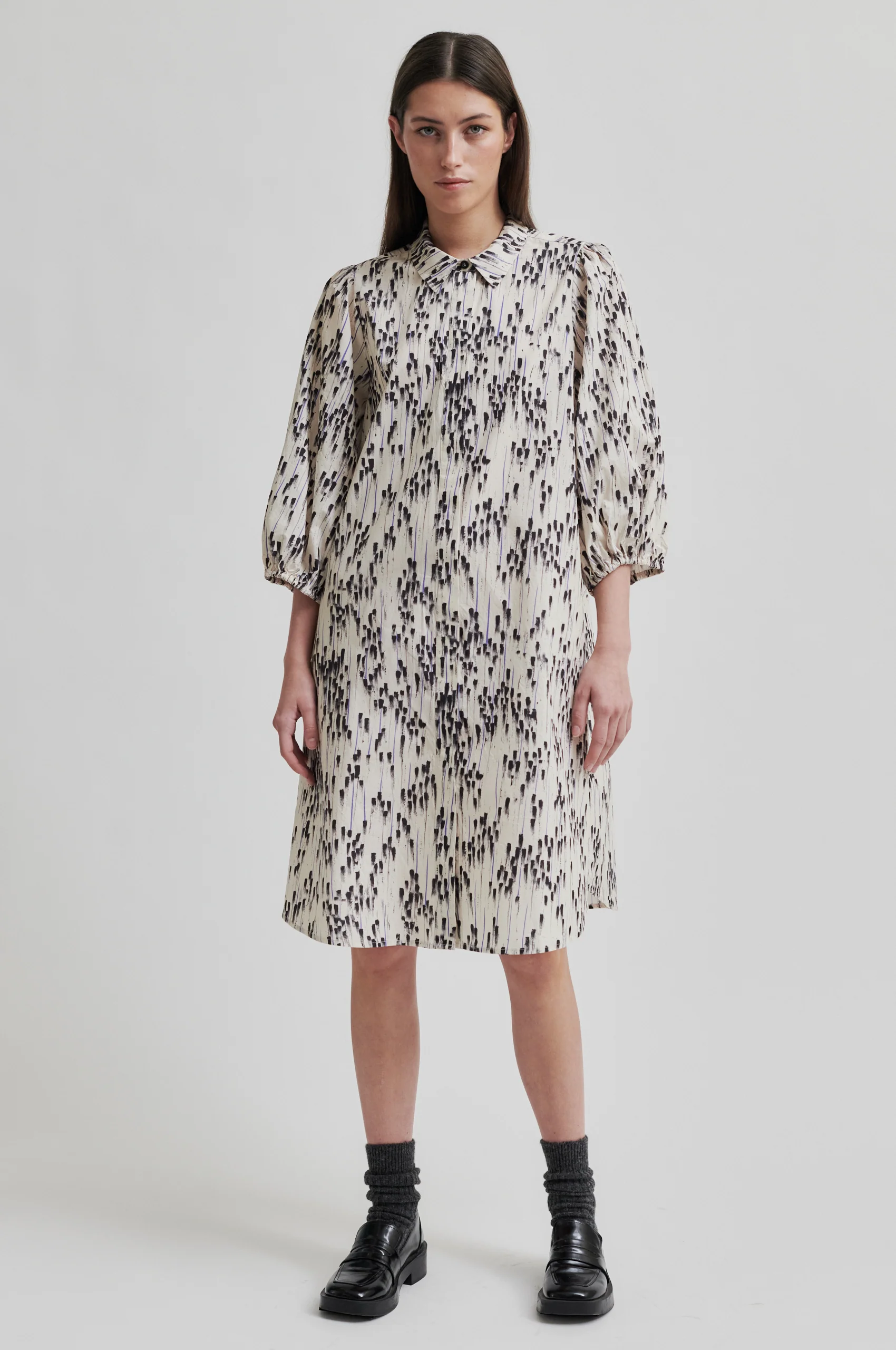 Second Female  Raina Tunic kjole - Silver Birch