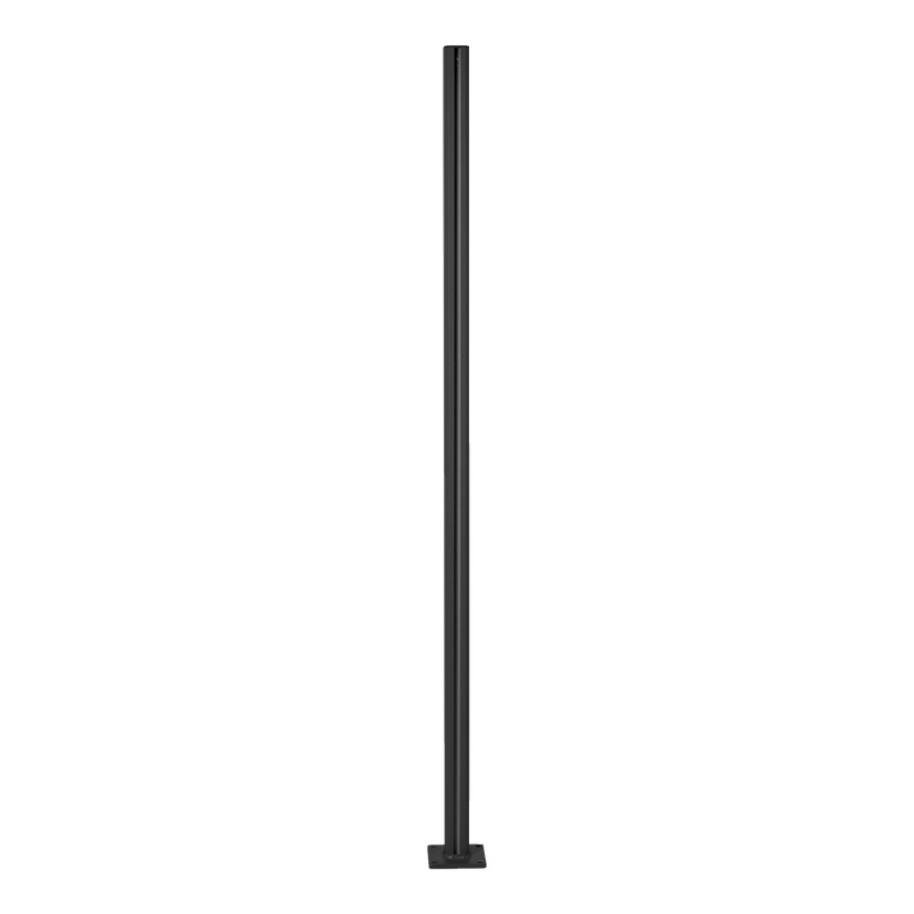Hjørnestolpe for glassgjerde 168 cm 90°