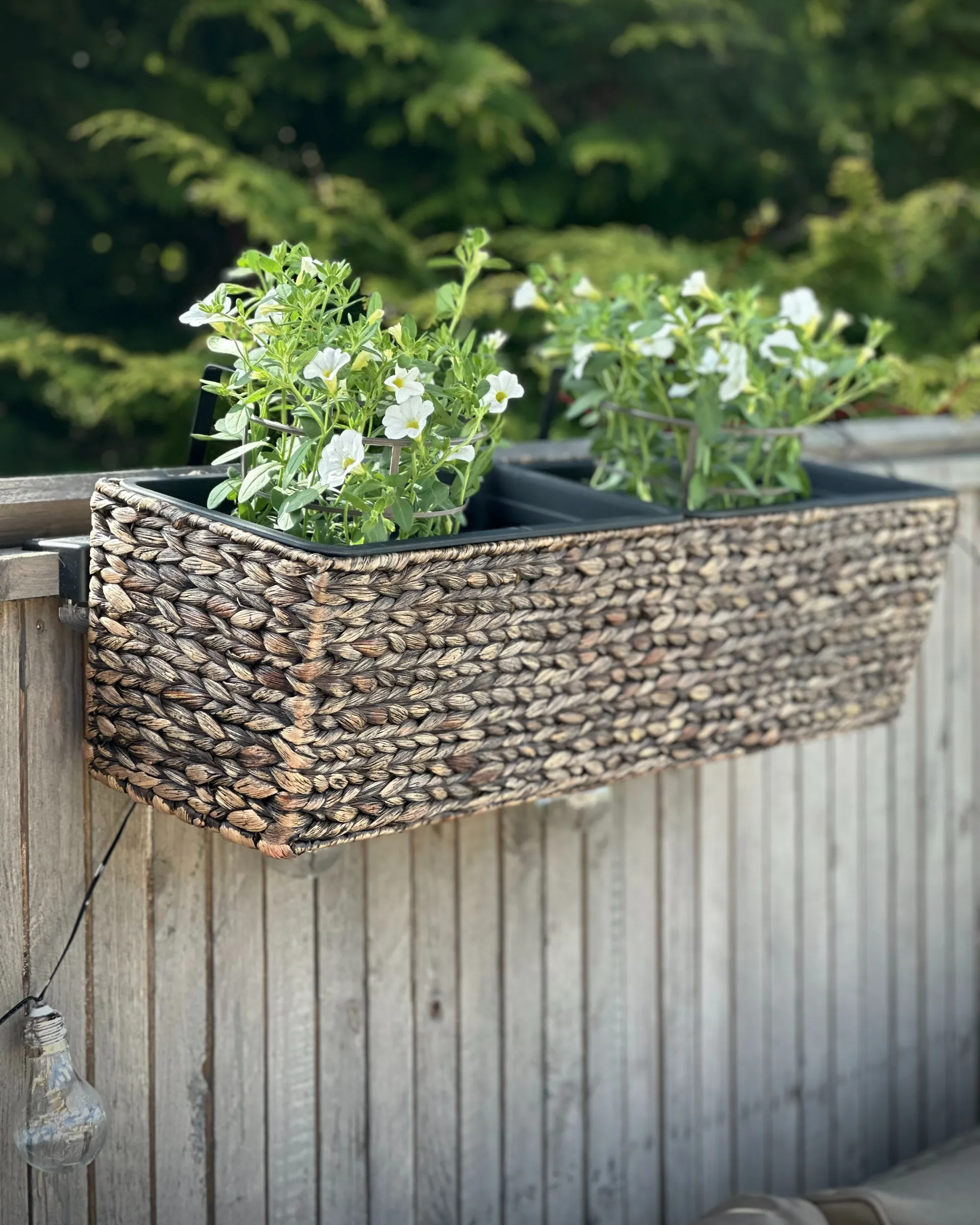Bloempot KAWALA 80 cm Bruin