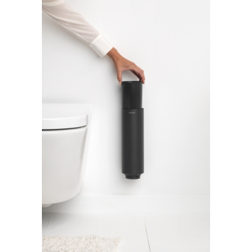Brabantia MindSet WC Borstel met houder - Siliconen - Mineral Infinite Grey