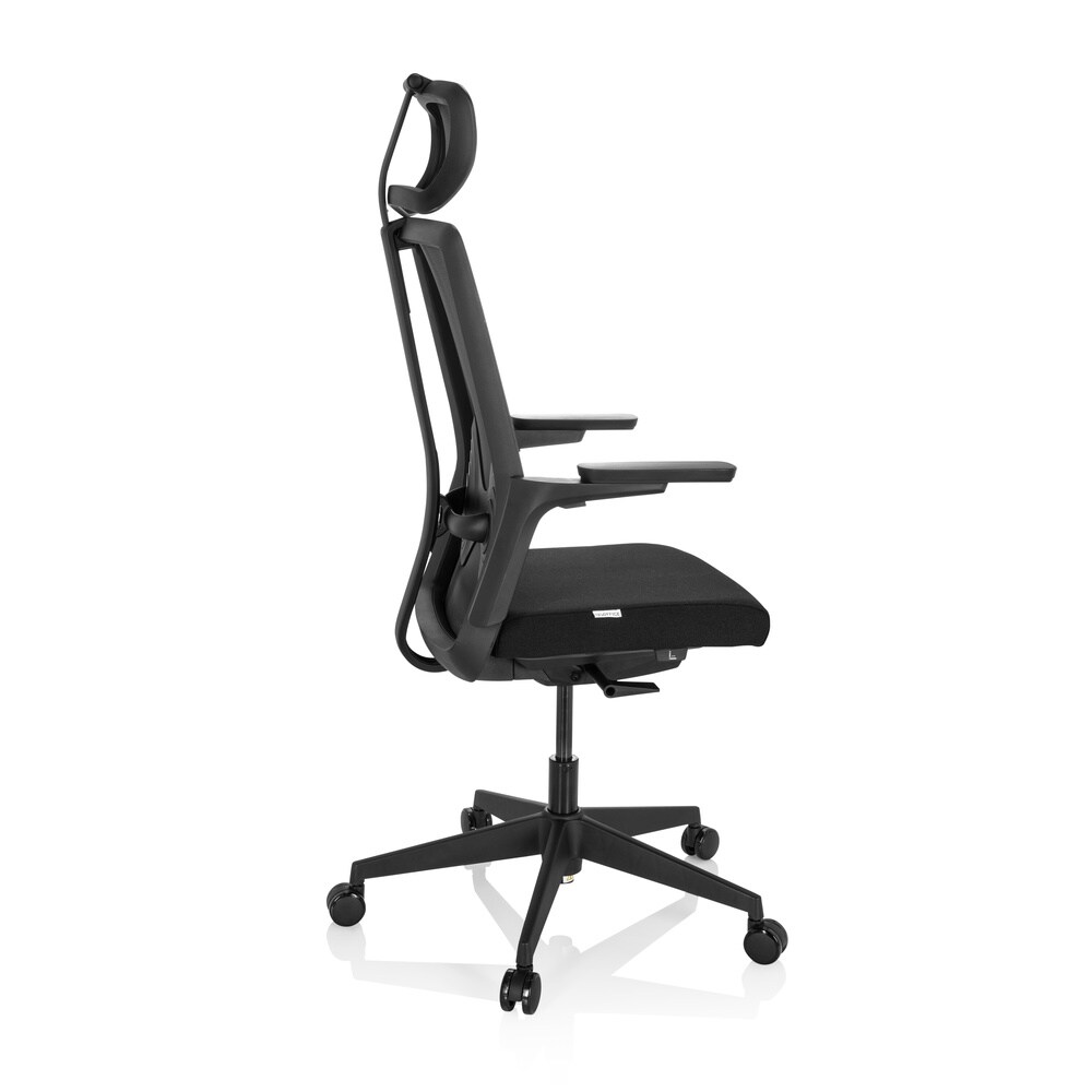 Profi Bürostuhl ARCEO B Stoff/Netzstoff mit Armlehnen (höhenverstellbar) hjh OFFICE