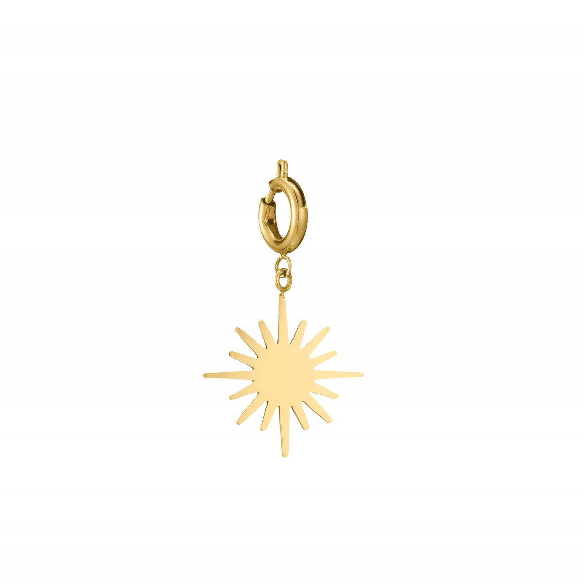 Charm Sun acier acier doré or