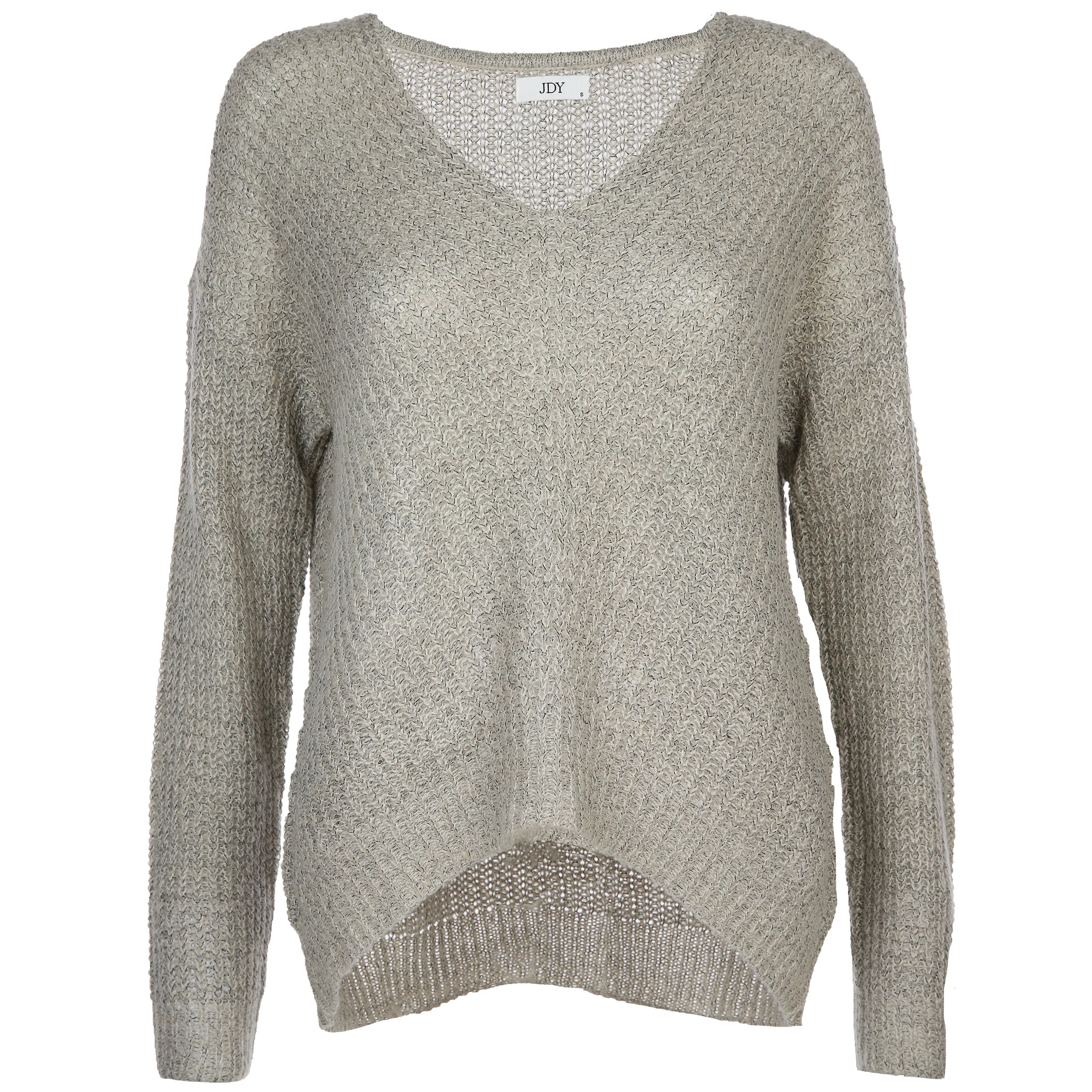 Damen Strickpullover mit V-Ausschnitt