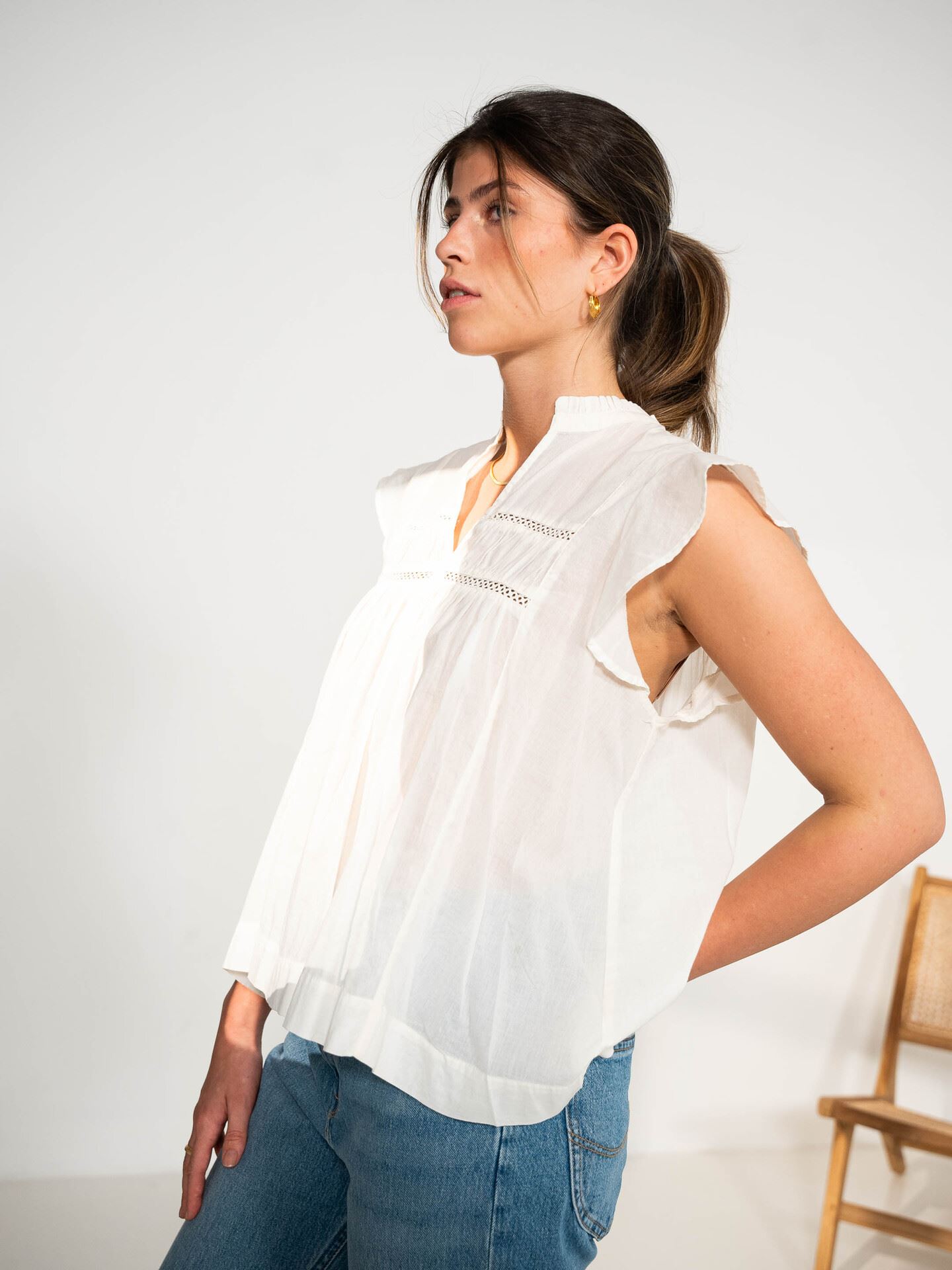 Eugenia Short Sleeve Top
