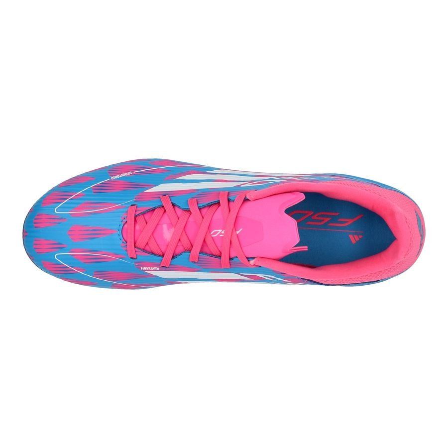adidas F50 League FG/AG Reemergence - Bleu/Blanc/Rose