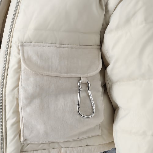 Doudoune Femme Mixed Media Puffer 1372 Beige