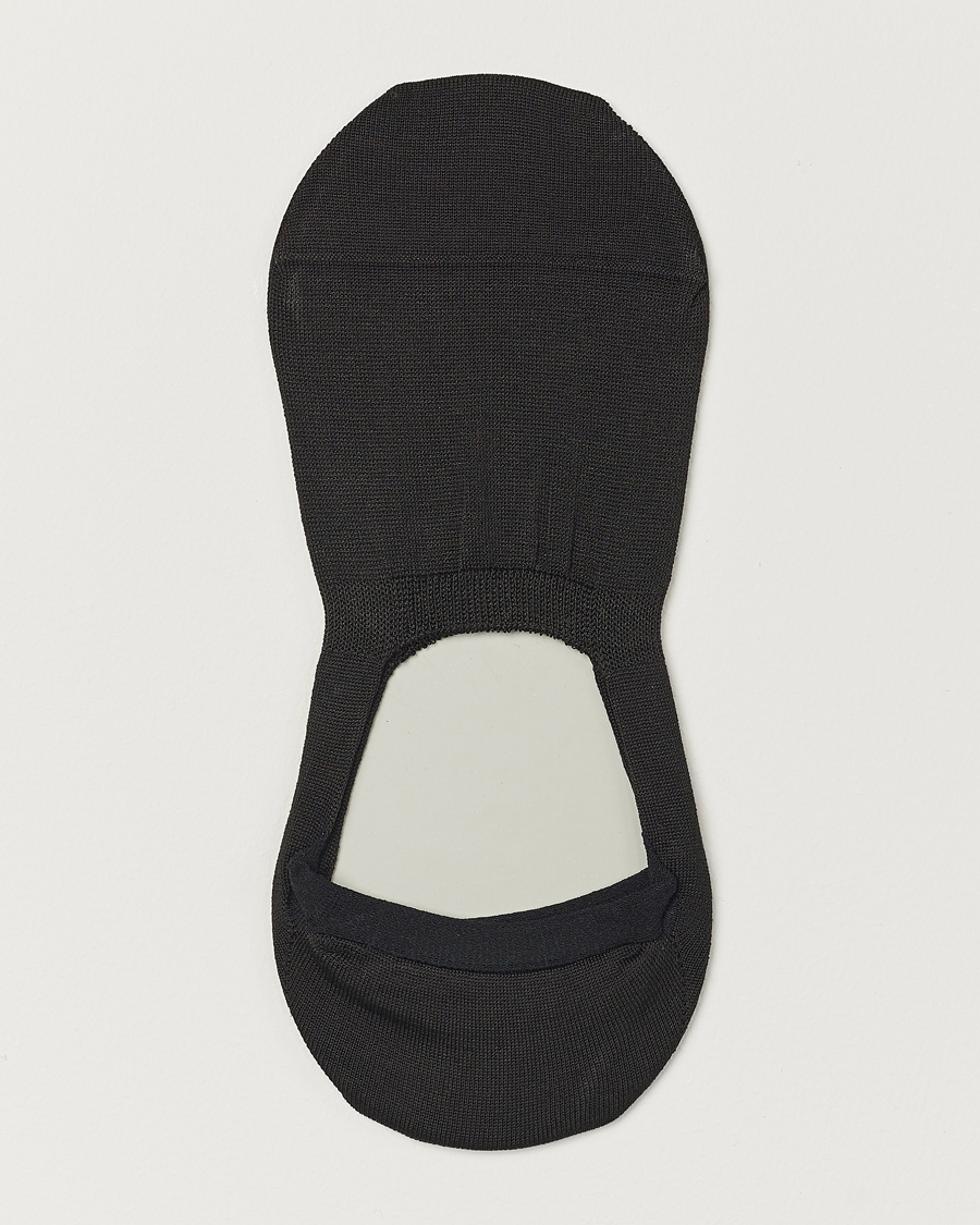 Bresciani Step in Ghost Socks Dark Brown