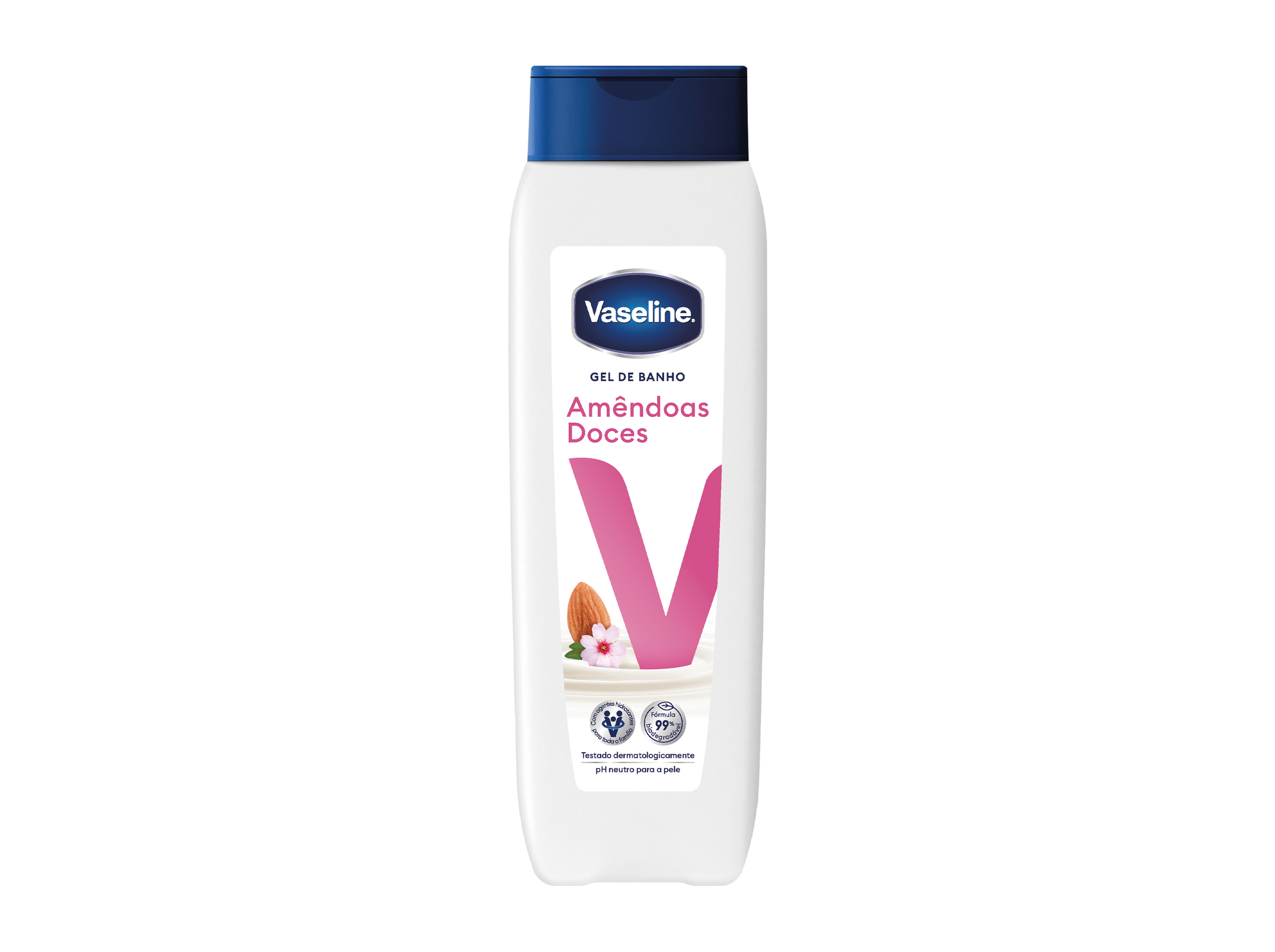 GEL BANHO VASELINE AMÊNDOAS DOCES 750ML