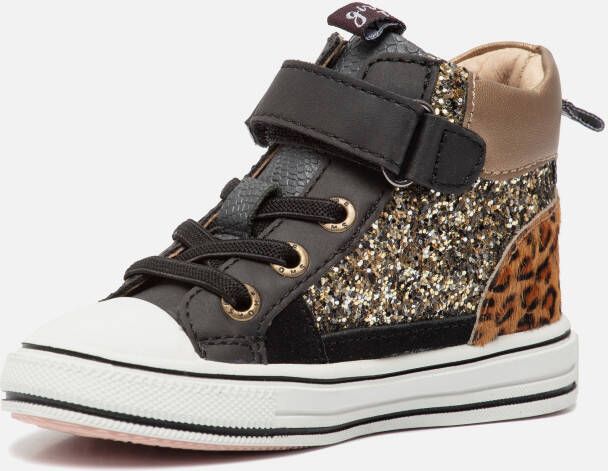 Shoesme Sneakers | | Black Gold | Leer