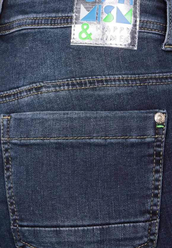 Casual fit Jeans - mid blue used wash