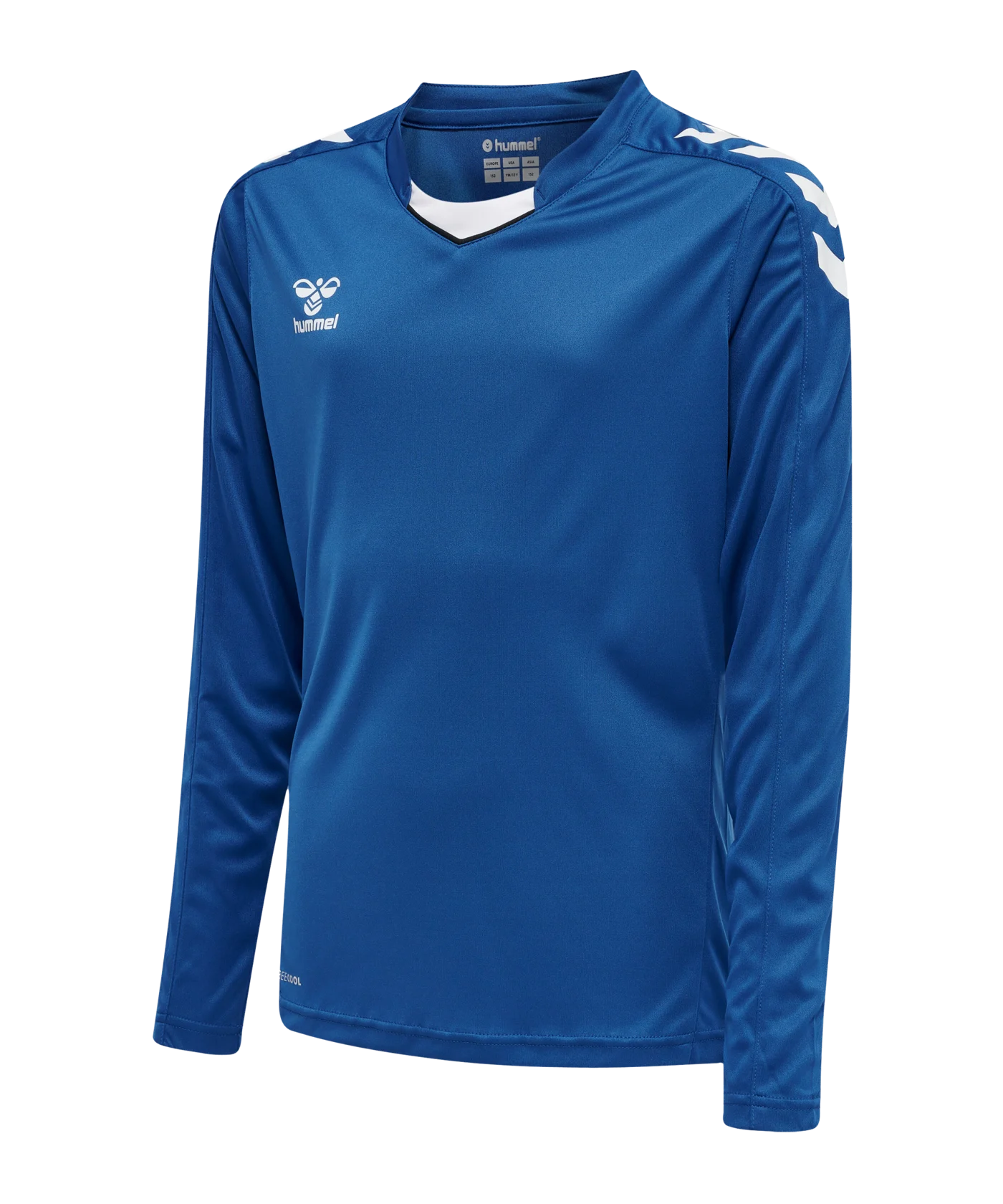 Hummel hmlCORE XK Trikot langarm Kids Blau F7045