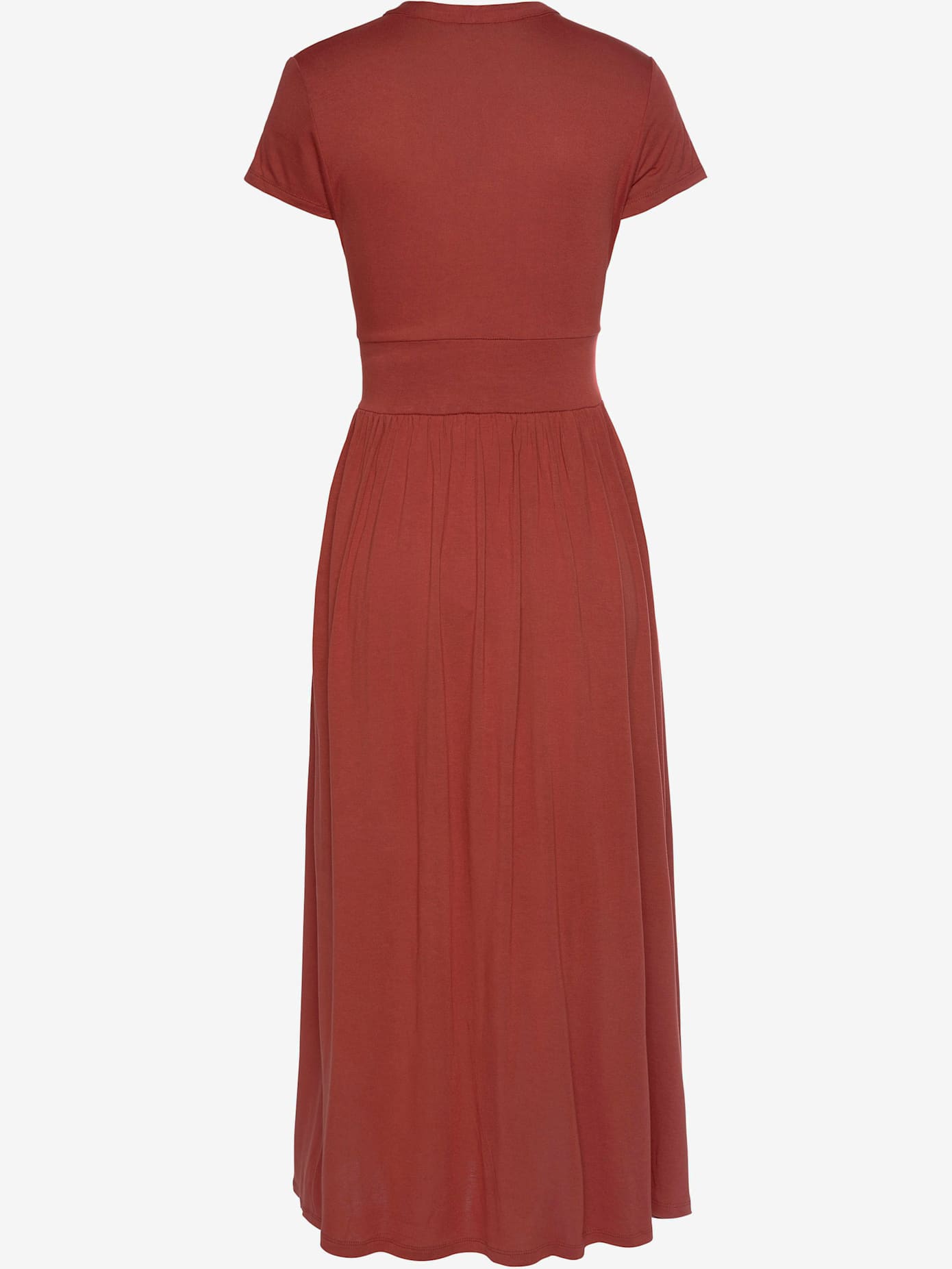 Robe mi-longue minirobe avec glissière devant