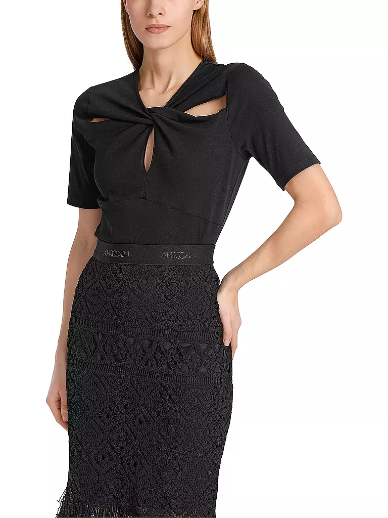 MARC CAIN T-Shirt schwarz