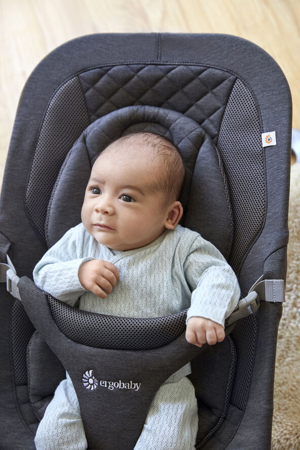 Ergobaby Evolve 3-in-1 Bouncer Charcoal Grey Grå