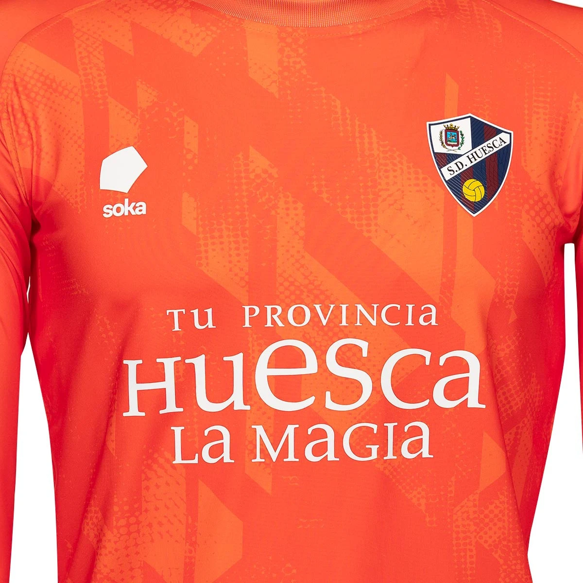 T-Shirt Soka Sociedad Deportiva Huesca Segundo Equipamento Guarda-redes 2024-2025 Criança