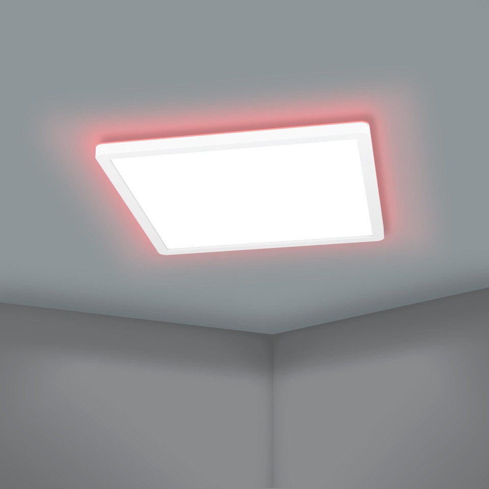 EGLO - Rovito-Z loftlampe hvid 29,5x29,5 - RGB + TW - Zigbee, Bluetooth