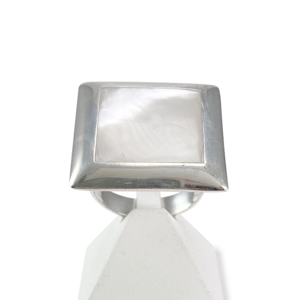 Bague d'occasion argent 925 nacre