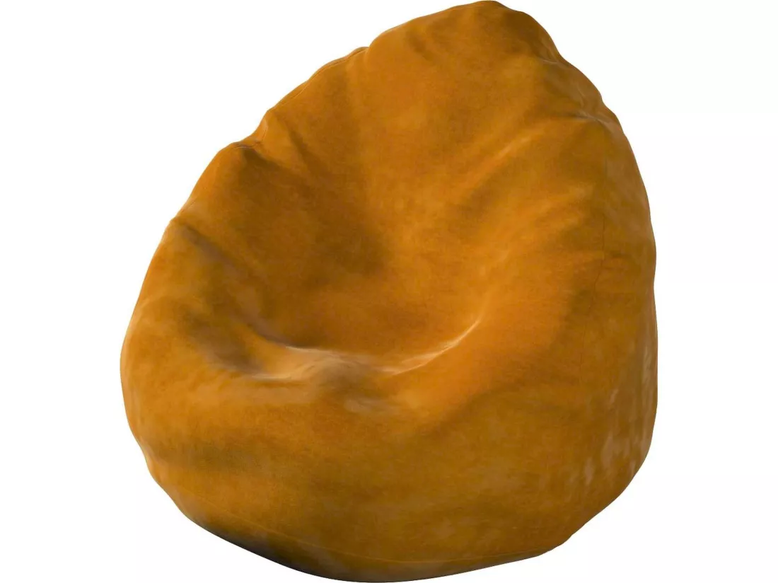 Pouf Sweet Drop Posh Velvet en velours - 60 x 60 x 105 cm