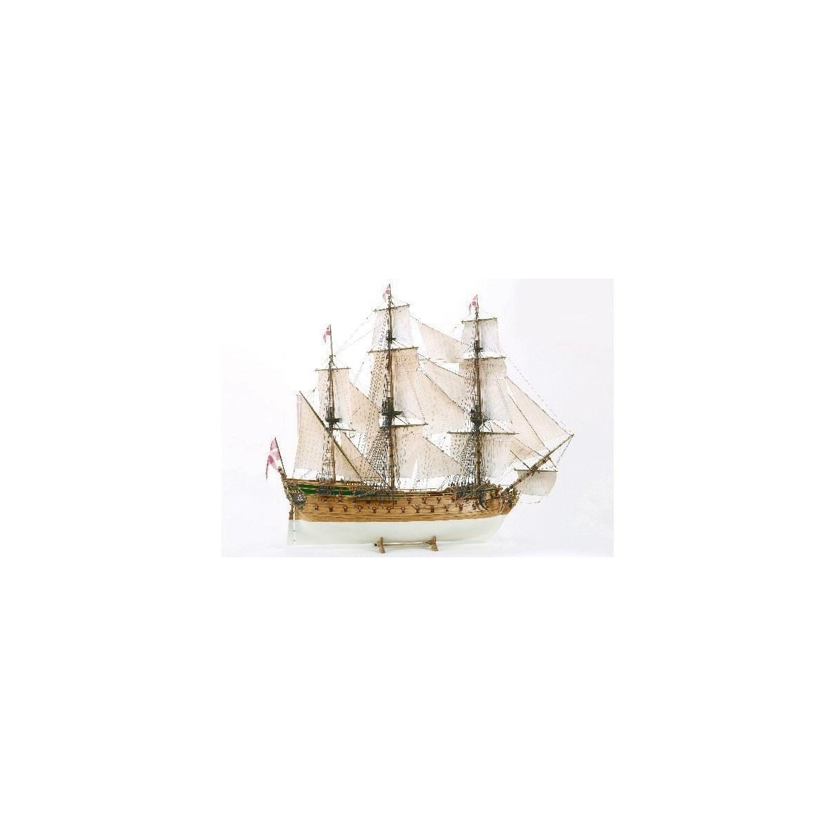 1:75 Norske Løve - Wooden hull