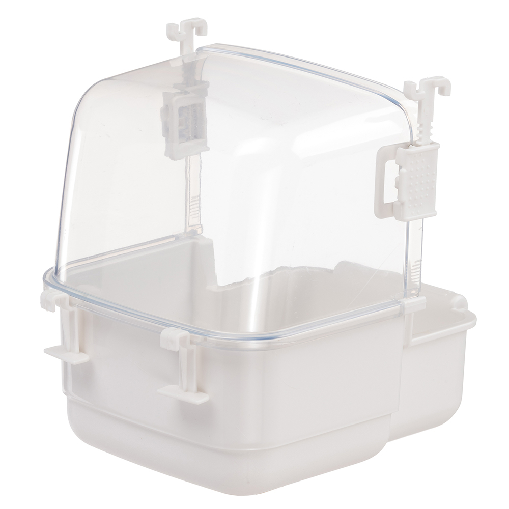 Bain petits perroquets perruches rio 3, oiseaux, plastique recyclé non toxique, ajustable, couleurs mélangées