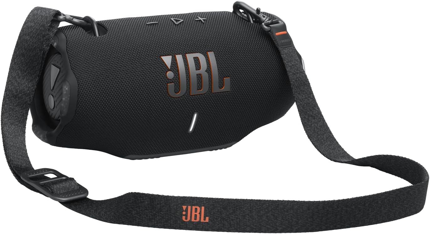 JBL Xtreme 4 Musikbox in Camouflage – Tragbare Bluetooth-Lautsprecher-Box mit tiefem Bass, KI-Sound-Boost und integrierter Powerbank – Wasserfest und staubfest – 24 Laufzeit