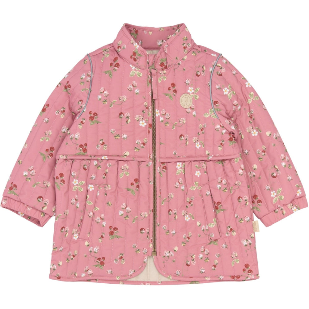 Køb Petit Piao Dusty Rose Strawberry AOP PPEver Termo Long Termojakke