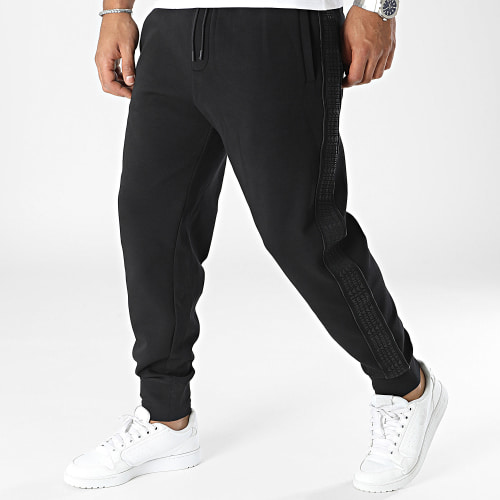 Pantalon Jogging A Bandes 6R1PQ6-1JHSZ Noir