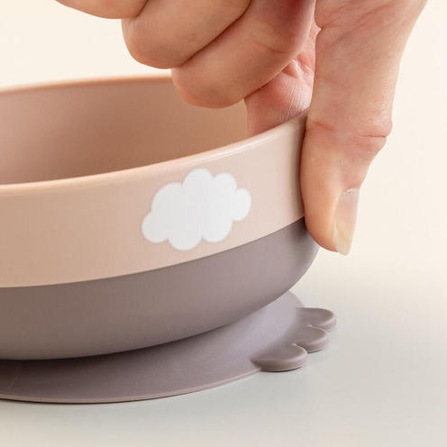 Foodie Coffret Premier Repas Happy Clouds Rose - DONE BY DEER