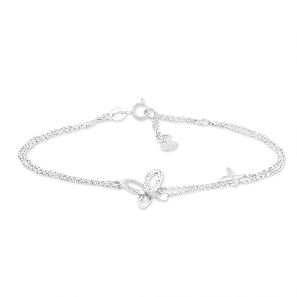 Bracelet Anahi Or Blanc Diamant