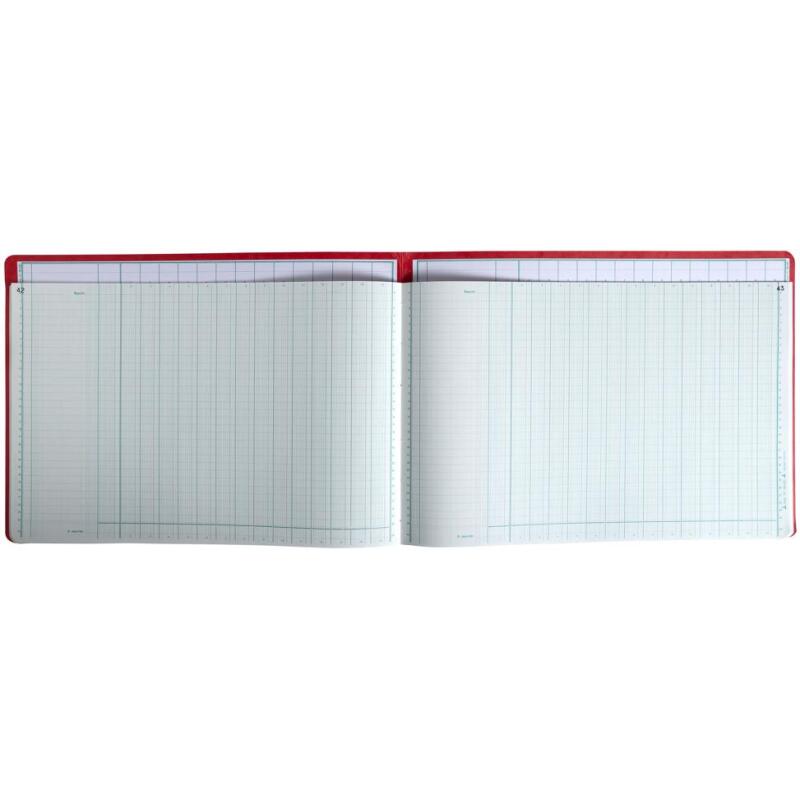 Piqûre 270X375 15 colonnes 80 pages foliotées avec paresseuse - Couleurs assorties
