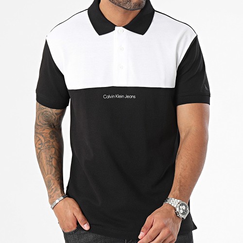 Polo Manches Courtes 4609 Noir Blanc