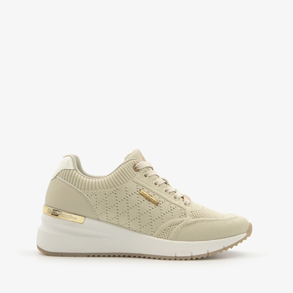 Hush Puppies dames sneakers beige goud
