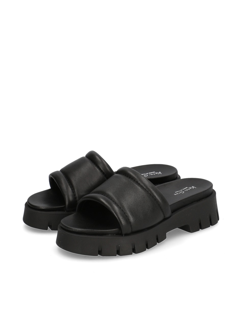 Glattleder Pantoffel