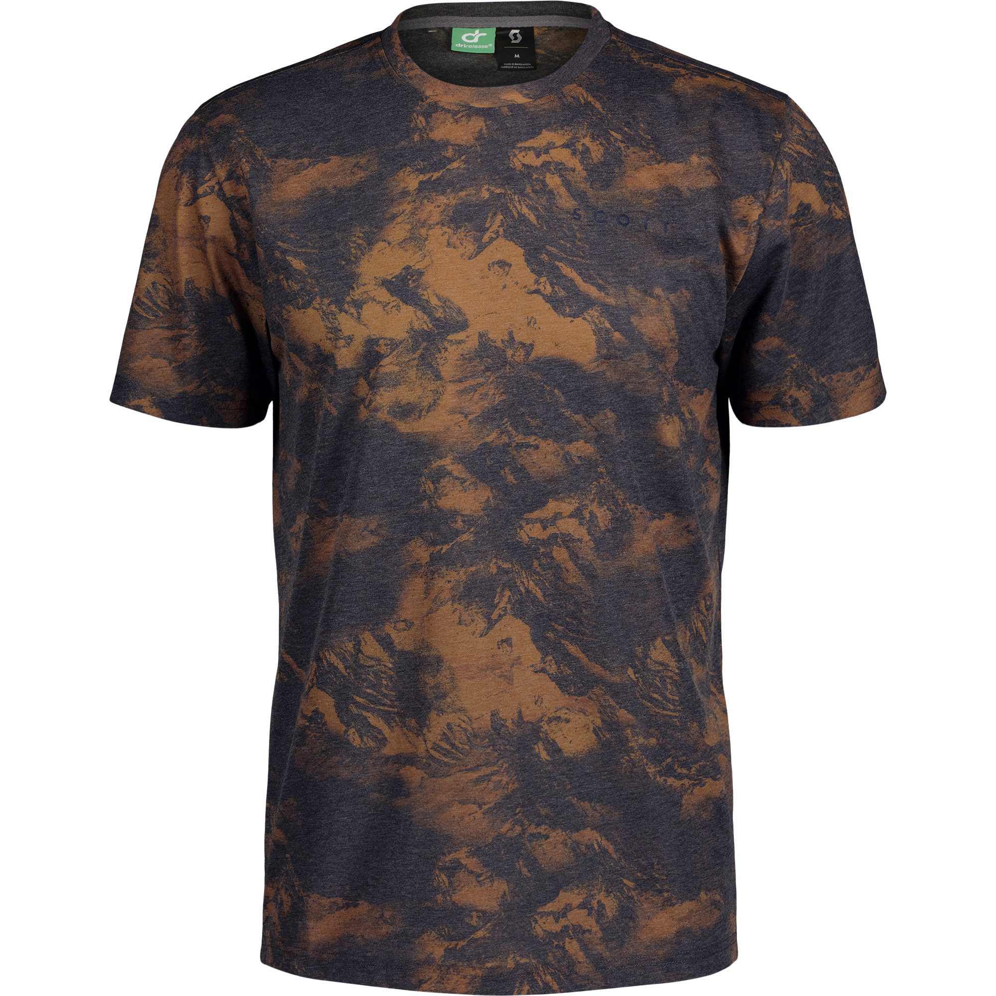 Scott DRI Tie Dye T-Shirt Herren bread brown