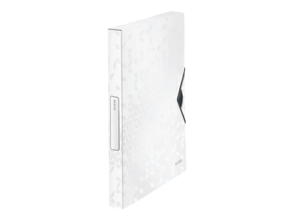 Leitz WOW - Boksfil - rygbredde: 30 mm - for A4 (210 x 297 mm) - kapacitet: 250 ark - hvid