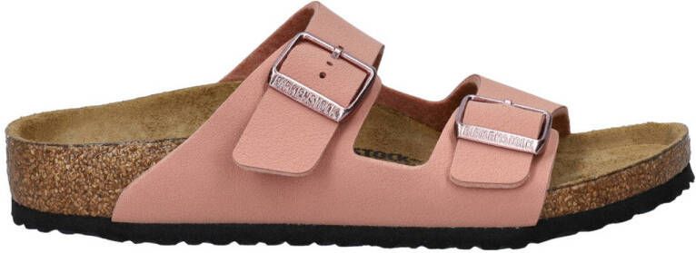 Birkenstock Arizona Slippers en Sandalen Peuter Roze Nubuck