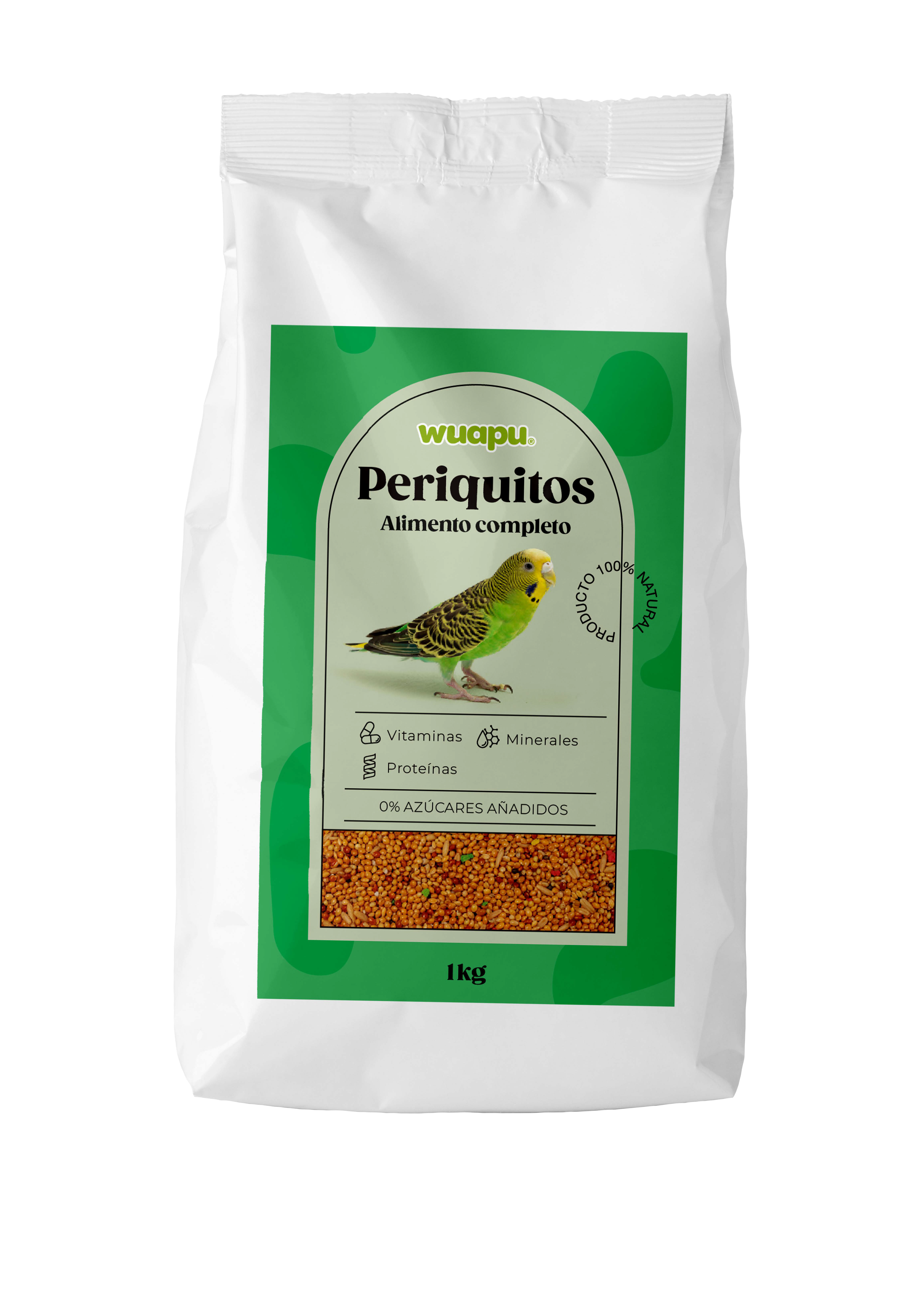 Ração para periquitos Wuapu, 1 kg